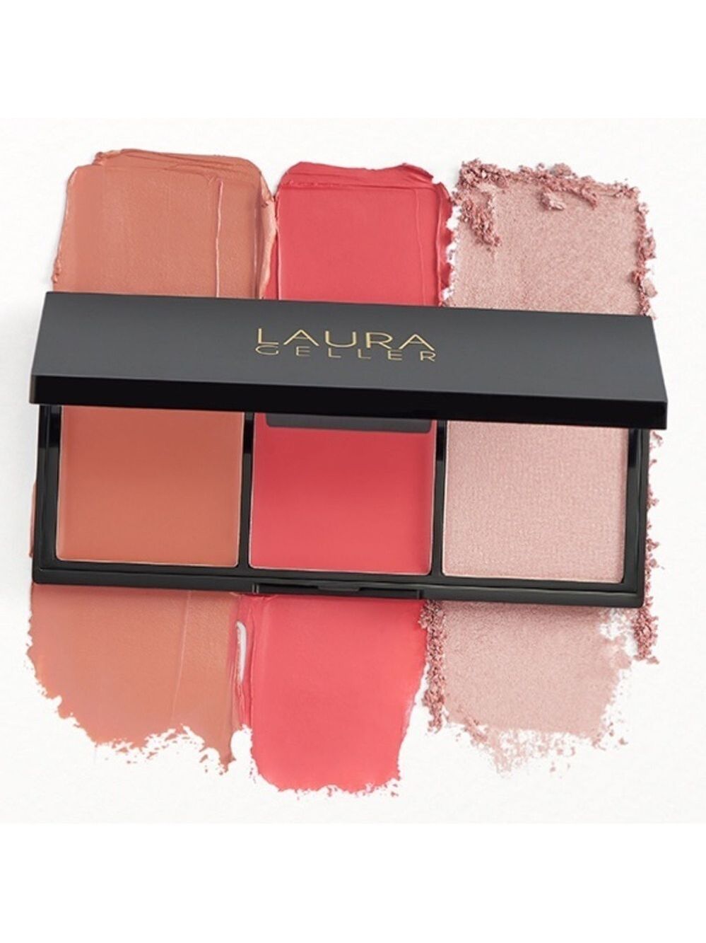 Laura Geller THINK PINK Palette | NEW | Made to Multitask Cream to Powder Trio